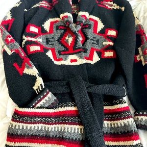💕Host pick💕Vintage Ralph Lauren Aztec sweater coat
